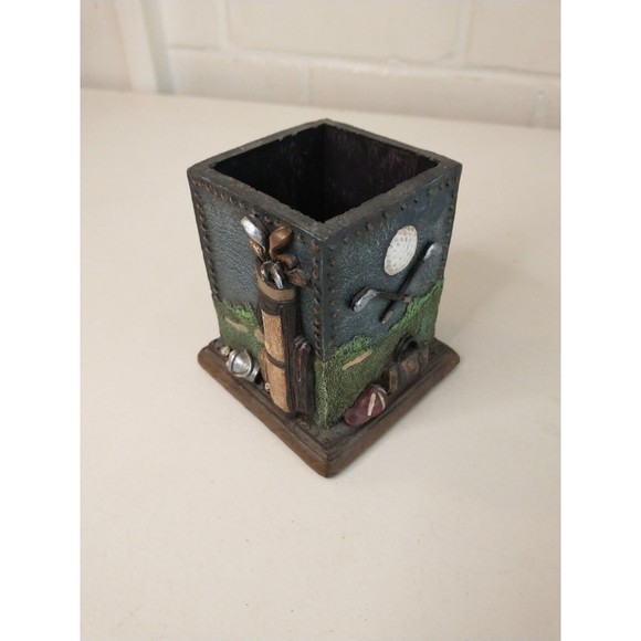 Golf Pen Holder Office Desk Organizer Resin Detailed - Picture 13 of 13